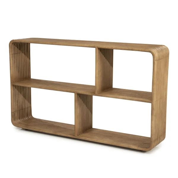 By-Boo Dressoir Rigato Mangohout, 150cm - Bruin