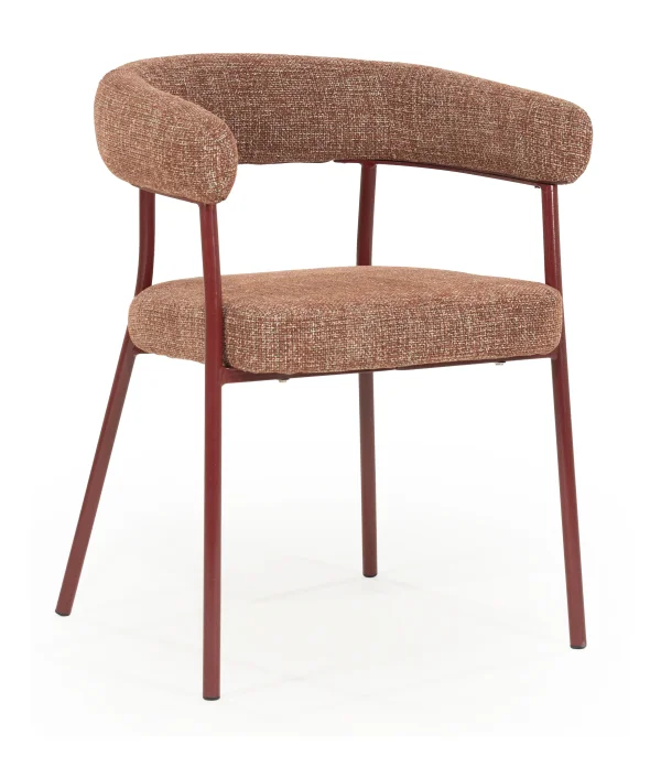 By-Boo Eetkamerstoel Yovi - Burgundy