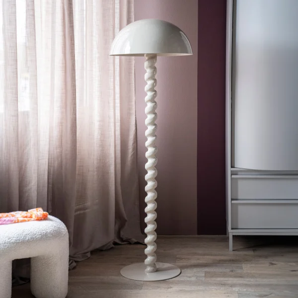 By-Boo Vloerlamp Luox 150cm hoog - Beige