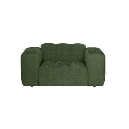 by fonQ Plume Fauteuil - Chenille - Groen