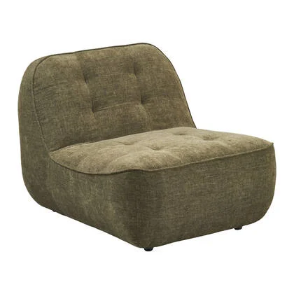 by fonQ Poco Fauteuil - Chenille - Groen