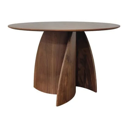 by fonQ Swirl Eettafel - Walnoot