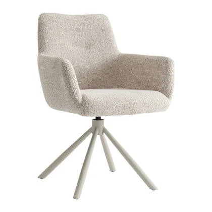 by fonQ Weld Eetkamerstoel - Beige