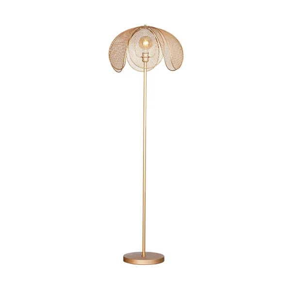 By Rydéns Daisy vloerlamp 150 cm Matte goud