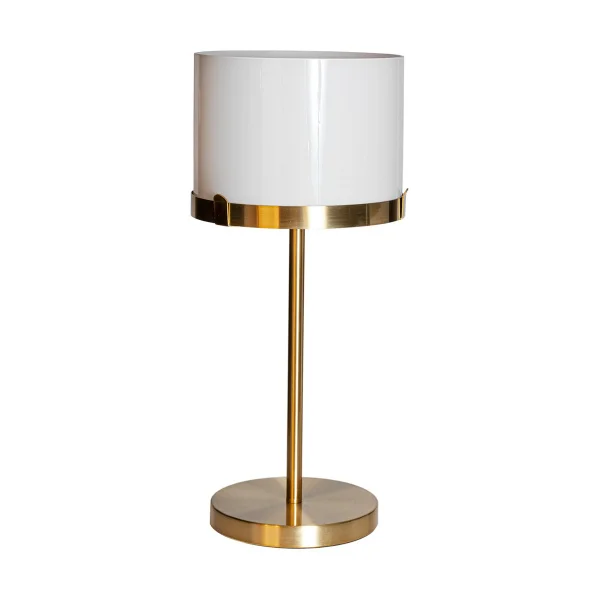 By Rydéns Marcel tafellamp 55 cm Messing-wit