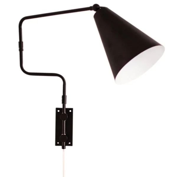 By Rydéns Yukon wandlamp 1 Matzwart