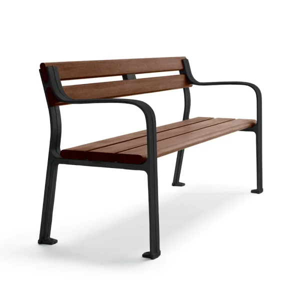 Byarums bruk Joy bank Mahonie, zwart frame