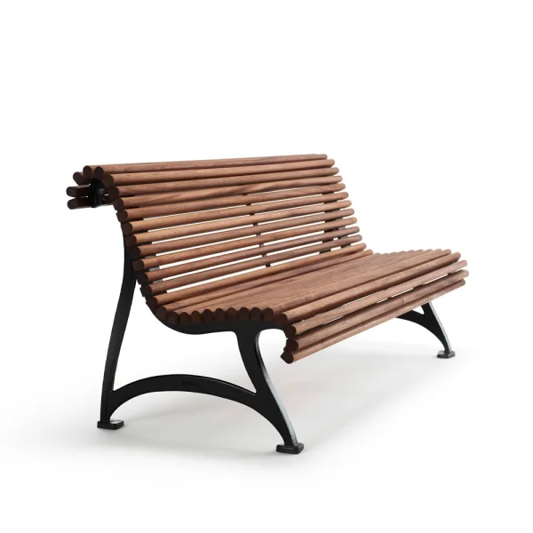 Byarums bruk Jujol bank Mahonie, zwart frame