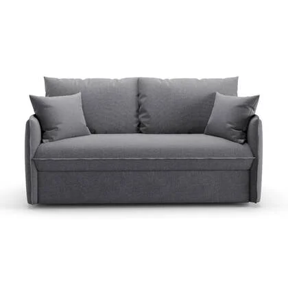 Calicosy - 3-zits slaapbank in stof B185 cm - MIKA - Grijs