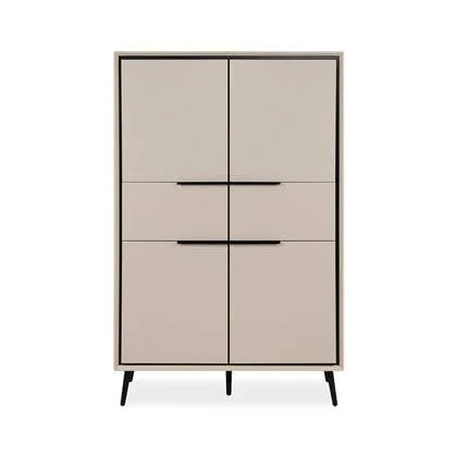 Calicosy - Buffetkast Arona - 90 cm - Taupe | Zwart