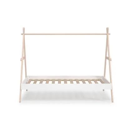 Calicosy - ELIOTT-bed - B209,4 cm - Wit - Wit