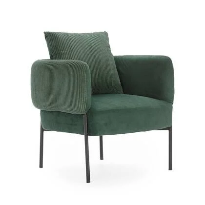 Calicosy - Fauteuil ARUNI - L73 cm - Metalen poten - Groen