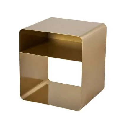 Calicosy - Metalen Bijzettafel ELLA - H50 cm - Gouden