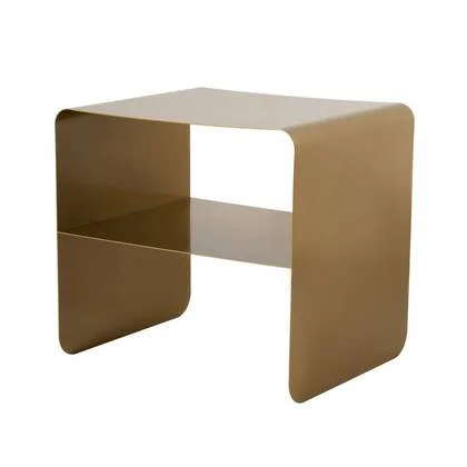 Calicosy - Metalen Bijzettafel SLOAN - H56 cm - Gouden