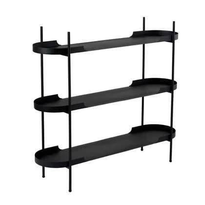 Calicosy - Metalen Wandrek BLAIR - B120 cm - Zwart