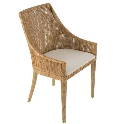 Calicosy - Rieten ligstoel H 88 cm - JULIE - Hout