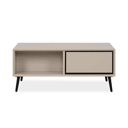 Calicosy - Salontafel Arona - 94 cm - Taupe | Zwart