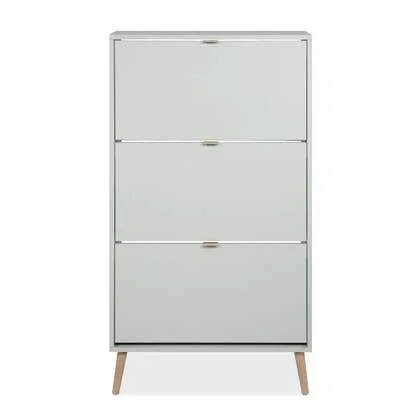 Calicosy - Schoenenkast VIGO - B70 cm - Salie | Sonoma-eik