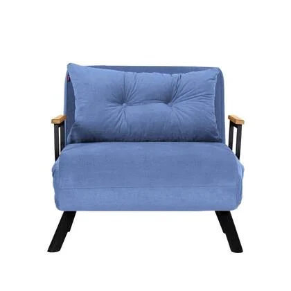 Calicosy - Slaapfauteuil SANDO - B67 cm - Blauw
