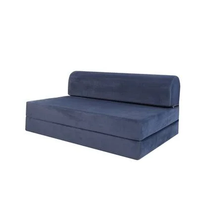 Calicosy - Sofa - B120 cm - Grijs - Blauw