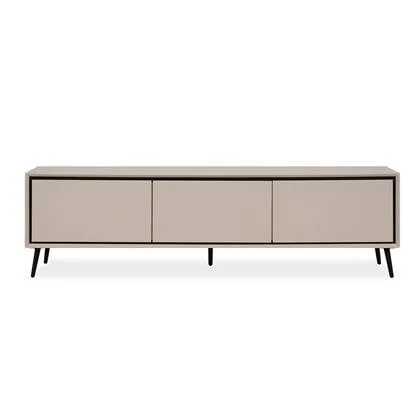 Calicosy - TV-Meubel ARONA- 175 cm - Taupe | Zwart