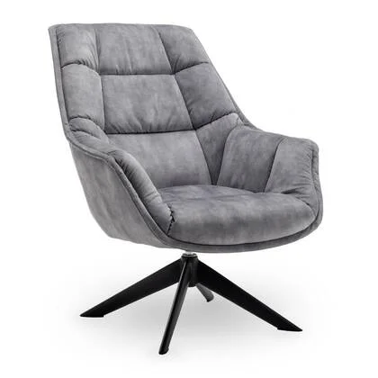 Calicosy - VOLTER Grijze woonkamerstoel - H98 - Grijs