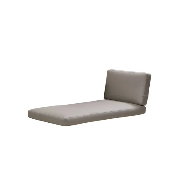 Cane-line Connect Chaiselongue-module kussenset Cane-Line Natté taupe