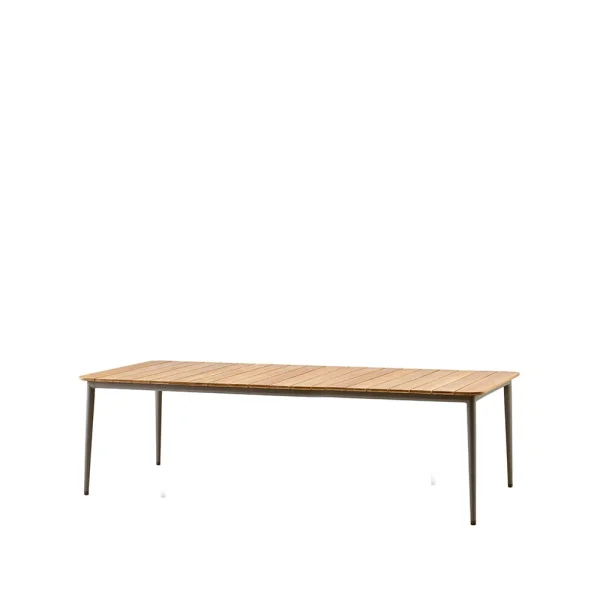 Cane-line Core eettafel teak 274x100x74 cm Taupe frame
