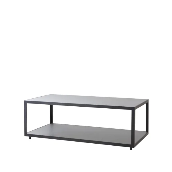 Cane-line Level salontafel keramiek 62x122 cm Light grey-lava grey