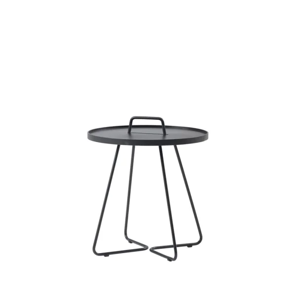 Cane-line On the move tafel Ø37 cm Black