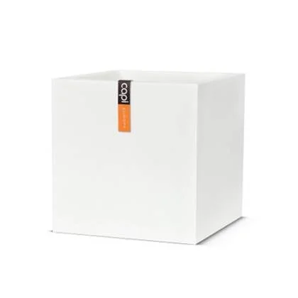 Capi Europe - Pot vierkant Terrazzo - Wit - 50x50