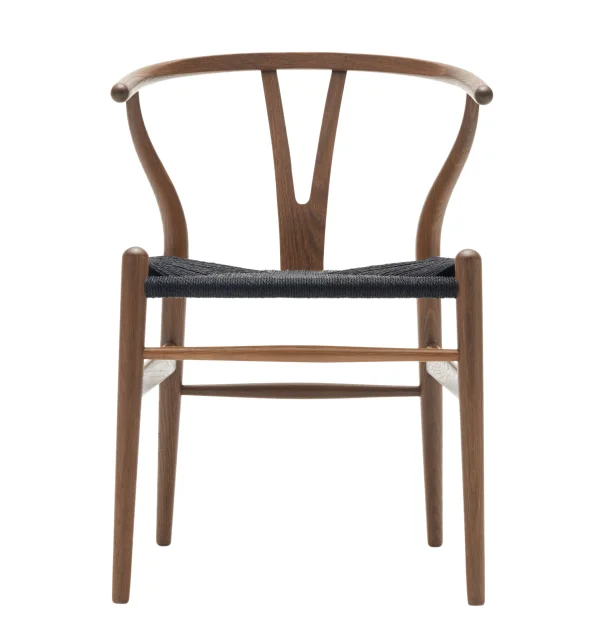 Carl Hansen & Søn CH24 Y Wishbone-stoel eiken - eiken rookkleurig, geolied - Vlecht zwart