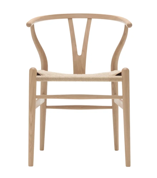 Carl Hansen & Søn CH24 Y Wishbone-stoel eiken - Vlecht natuur - eiken wit geolied