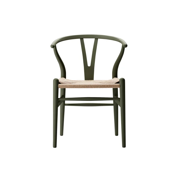 Carl Hansen & Søn CH24 Y Wishbone stoel Soft Edition van Ilse Crawford - seaweed