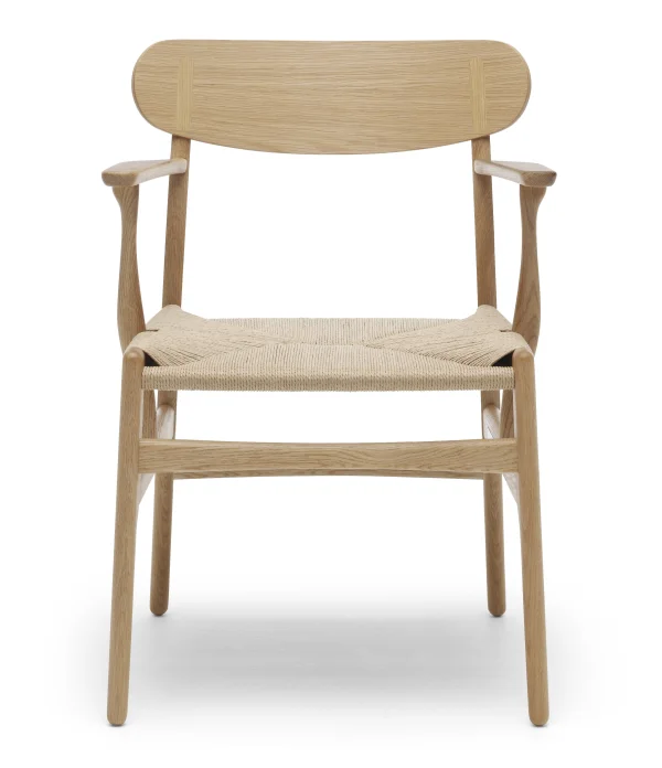 Carl Hansen & Søn CH26 stoel - Vlecht natuur - eiken geolied