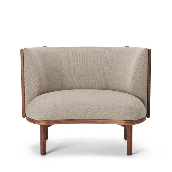 Carl Hansen & Søn RF1904 Zijwaartse Loungestoel - walnoot geolied