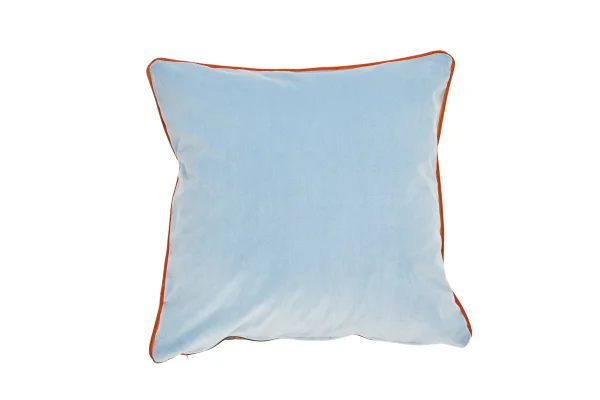 Cecilie Madsen Blia Dekokissen - camel/lichtblauw