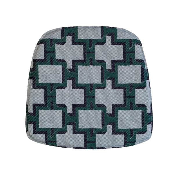 Cecilie Madsen Campus Outdoor Sitzkissen - blauw/groen - klein