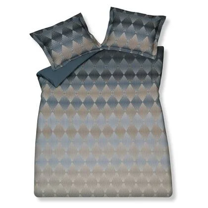 Charge Dekbedovertrek Oceanview | 200 x 200|220 cm | Grijs | Blauw