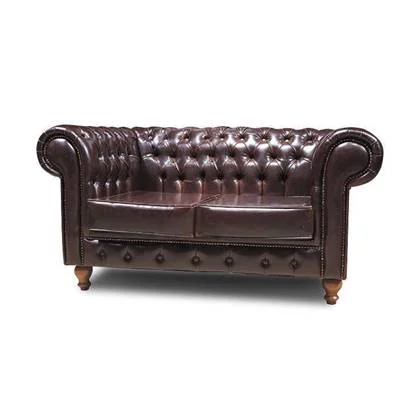 Chesterfield No Leather 2 zits bank My Chesterfield NAL Antiek Bruin