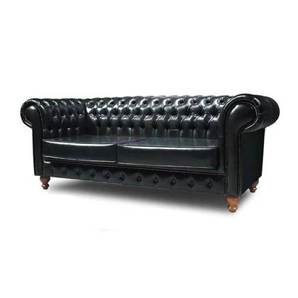 Chesterfield No Leather 3 zits bank My Chesterfield NAL Antiek Groen