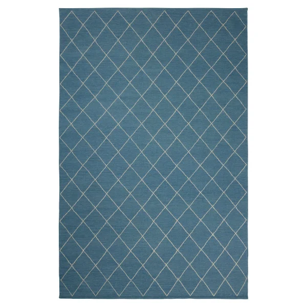 Chhatwal & Jonsson Diamond vloerkleed 184x280cm Heaven blue- off white