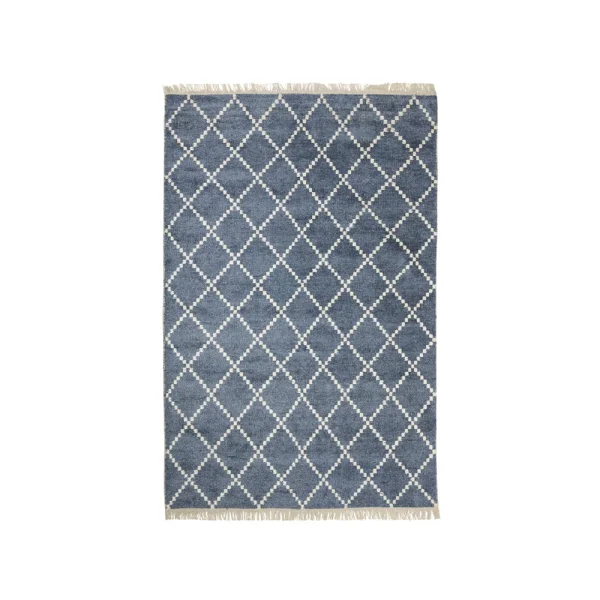 Chhatwal & Jonsson Kochi Vloerkleed blue melange/offwhite, 180x270 cm