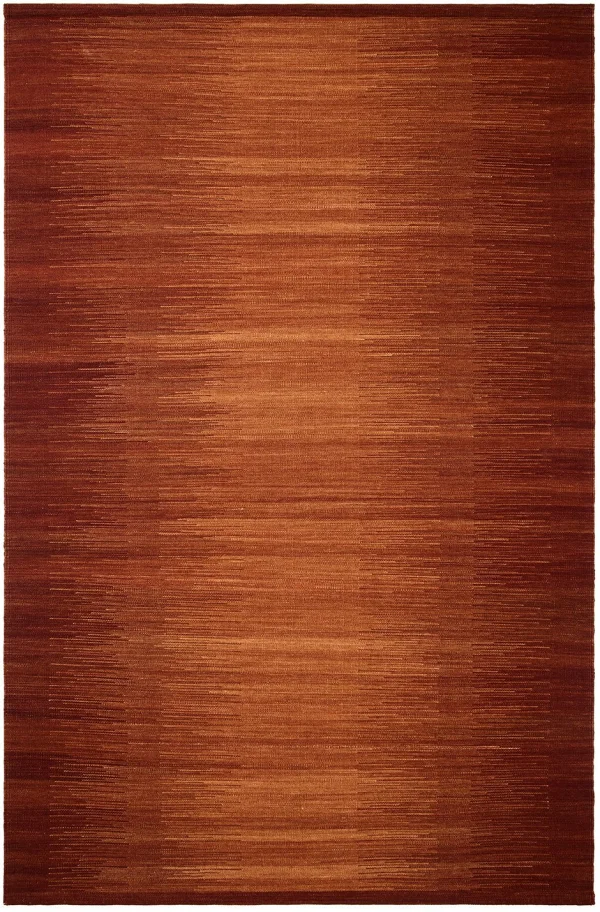 Chhatwal & Jonsson Tapti wollen mat Rust, 180x270 cm