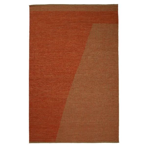 Chhatwal & Jonsson Una wollen vloerkleed 180x270 cm Rust-beige