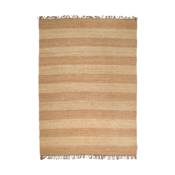 Classic Collection Jute Stripes vloerkleed Natural jute, 200x300 cm