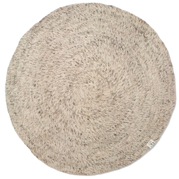 Classic Collection Merino wollen vloerkleed rond Ø160 cm Beige