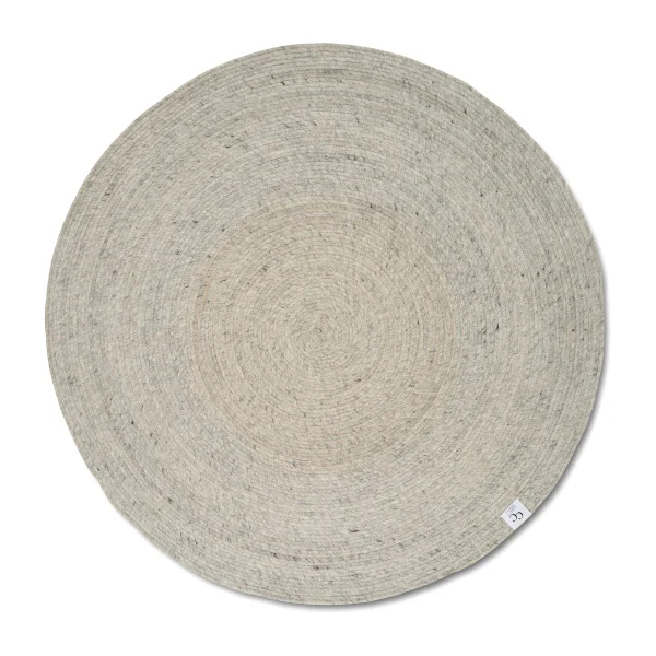 Classic Collection Merino wollen vloerkleed rond Ø160 cm Concrete