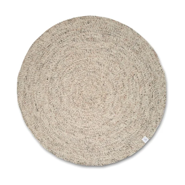 Classic Collection Merino wollen vloerkleed rond Ø240 cm Natural beige