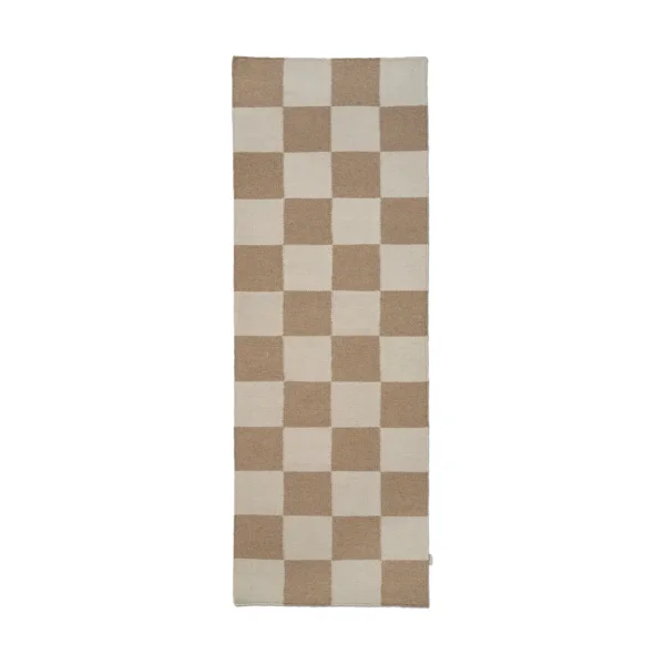 Classic Collection Square loper Wit-naturel, 80x240 cm